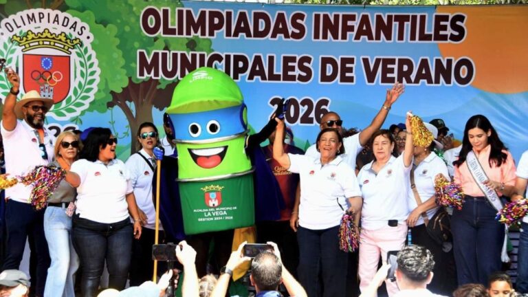 Alcaldesa Amparo Custodio inaugura las Olimpiadas Infantiles Municipales de Verano 2026: “Una siembra de conciencia ciudadana